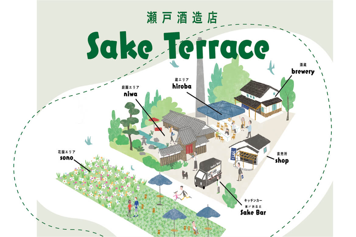 神奈川の老舗酒造・瀬戸酒造店で日本酒を堪能する「SakeTerrace（サケテラス）」オープン