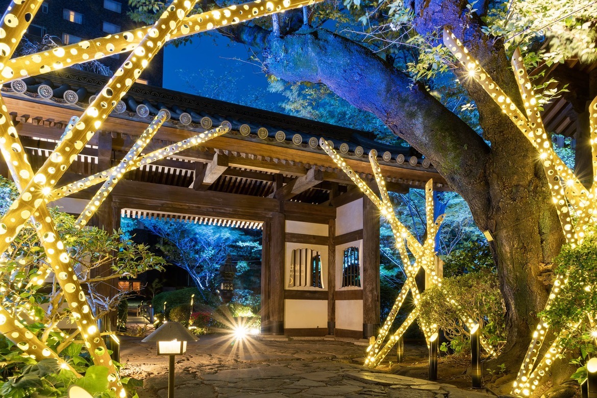 都内の日本庭園が舞台！京提灯と竹灯りが織りなす夏の新絶景「タイムトリップ絶景夕涼み」開催中