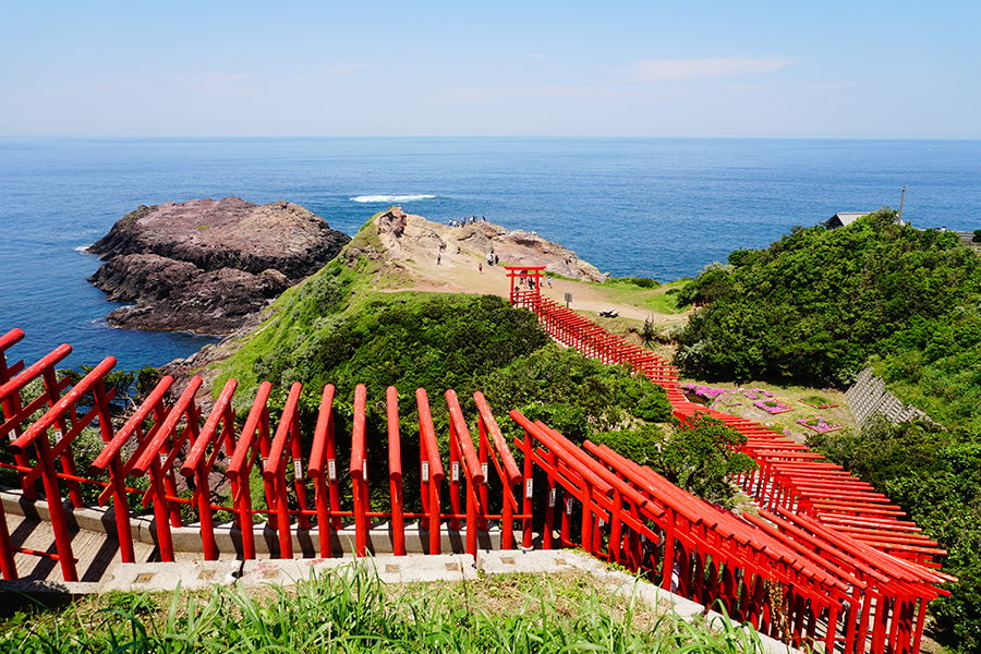 123基の赤い鳥居が並ぶ絶景スポット「元乃隅神社」