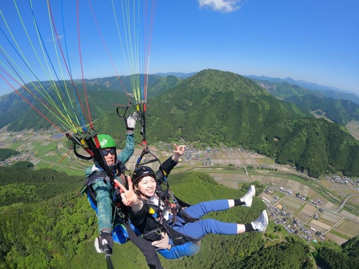 憧れの空中散歩!「ロールアウト パラグライダースクール」