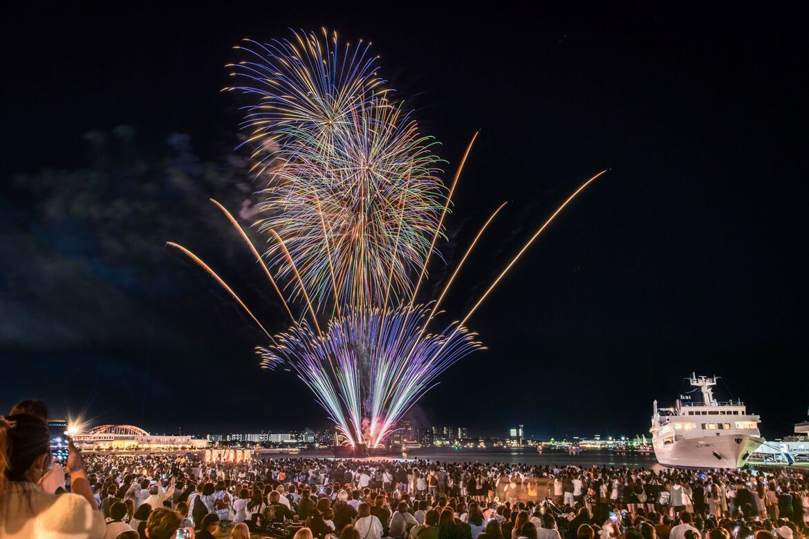 音楽・花火・シャボン玉で神戸の夜を包み込む「みなとHANABI-2024-神戸を彩る5日間」開催