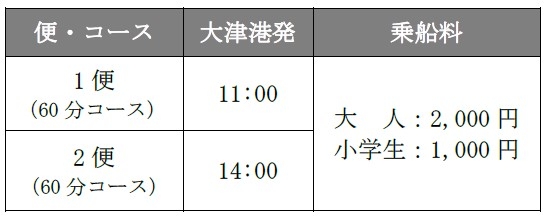 ～ びわ湖クルーズ2024Winter ～ 12月2日（月）より冬期シーズンスタート！