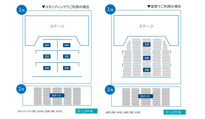 客席図